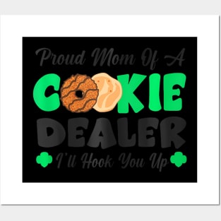 Scout Proud Mom Of A Cookie Dealer Girl Troop Leader Posters and Art